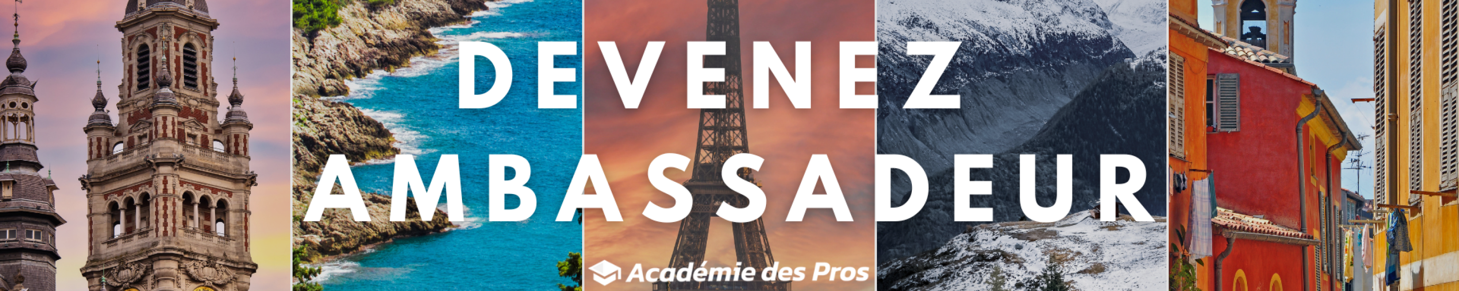 Devenez ambassadeur de l'Académie des Pros